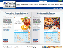 Tablet Screenshot of jewishcalendars.org